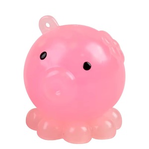 CHENXI Cute Squishy Octopus Shape Mochi Toys Light Color-Chang <b>Squeeze</b> Sticky Toy Antistress <b>Ball</b> 3.6x3.6cm 26g - Product Image 6
