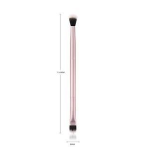 <strong>2021</strong> <strong>Best</strong> Selling Factory Wholesale Single Champagne Color Double Head <strong>Makeup</strong> Eyeshadow <strong>Brush</strong> Blending Nose <strong>Brush</strong> Private Label - Product Image 6