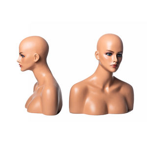 Présentoir de tête de <span class=keywords><strong>mannequin</strong></span> H4 en fibre de verre pour perruque <span class=keywords><strong>Mannequin</strong></span> poupée Fashion Hat Jewelry Display Realistic Heads <span class=keywords><strong>Mannequin</strong></span> - Product Image 3