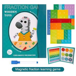 Juguete Magnético de Fracciones para el Aprendizaje de Matemáticas para Niños, Material Didáctico Montessori, Ayuda para la Enseñanza de Aritmética, Juguetes Educativos - Product Image 5