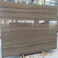 Athènes Gris Bois Marbre Polissage Mur Dalles De Marbre Produits En Pierre Veines Ondulées pour Cuisine à Prix Compétitif