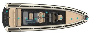 Bote Rígido Inflable RHIB de 8M con Casco de Aluminio de Hypalon Orca, Embarcación Semirrígida de Lujo de 10M con Casco en V Profunda - Product Image 4