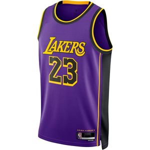 Maillot de basket-ball pour jeunes des Lakers de Los Angeles, édition Statement, violet, 23 James, vêtements de basket-ball anti-humidité - Product Image 2