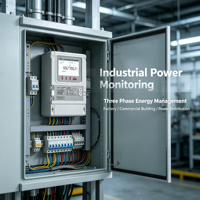DTSD2976 Meter Energi Multifungsi Tiga Fasa Empat Kawat Akurasi 0.5S Aktif Reaktif Dual RS485 Modbus Tarif Waktu-Penggunaan CT