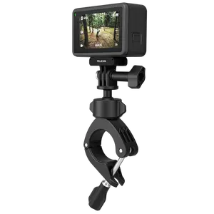 Telesin軽量カメラマウントオートバイ/バイクハンドルバーマウントforGo Pro 12 DJI Insta360 Ace Go2/3アクションカメラ