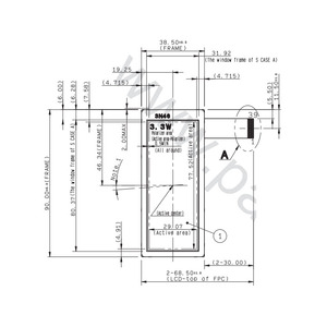 Com33t3n71zlc ortustech <span class=keywords><strong>3.3</strong></span> inch <span class=keywords><strong>TFT</strong></span> LCD hiển thị 120x320 song song RGB LCD Bảng điều chỉnh cho cầm tay PDA - Product Image 1