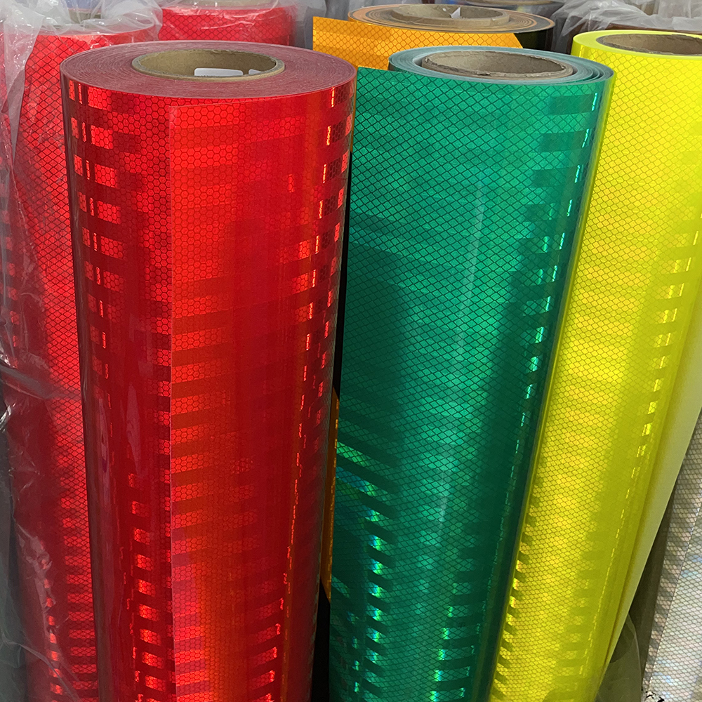 High Intensity 3m 3290 3430 3930 Wholesale Micro Prismatic Retroreflective Reflective Vinyl Material Sheeting