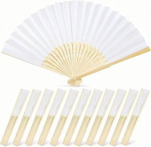 Abanicos de Bambú Plegables Hechos a Mano, Decoración de Boda DIY, Estilo Tallado para Fiestas de Verano y Baile, Tema Amoroso - Product Image 1