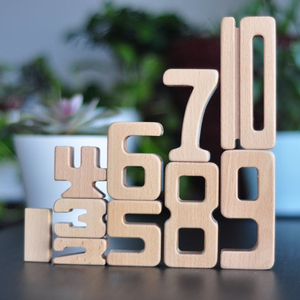 Tige mathématiques manipulateurs tpys <span class=keywords><strong>motessori</strong></span> éducatif numérique blocs de construction enfant en bois numéro bloc jouet blocs empilables - Product Image 1