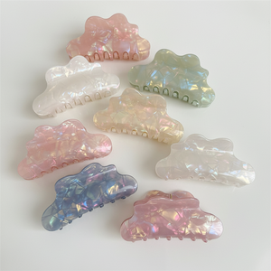 กิ๊บหนีบผมรูปเ<span class=keywords><strong>ม</strong></span>ฆ PVC ขนาดใหญ่ ประดับกลิตเตอร์ สำหรับรว<span class=keywords><strong>บ</strong></span>ผ<span class=keywords><strong>ม</strong></span>หางม้า ตกแต่งทรงผ<span class=keywords><strong>ม</strong></span> - Product Image 1