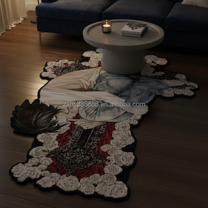 Tappeto Morbido a Forma di Anime <span class=keywords><strong>Death</strong></span> <span class=keywords><strong>Note</strong></span> L, Tappeto Personalizzato di Grandi Dimensioni per Soggiorno, Tappetino Cartoon per Casa, Hotel, Negozio, Decorazione - Product Image 3