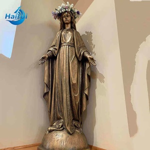 Estatua de Bronce de la Religión Católica Cristiana, Noveno Estación de la Vía Crucifija, Jesús a Tamaño Real Cae por Tercera Vez, Famosa Escultura de Jesús del 14º Estación en Latón - Product Image 3