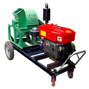 Mulino a Martelli Trituratore per Segatura di Legno da Giardino 1000kg/h Cippatore Biotrituratore per Rami d'Albero Nucleo Pompa Motore - Product Image 2