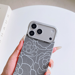 Camellia Pattern Fabric Full Wrap Protection Shockproof Anti-Drop <b>Camera</b> Protect Magnetic Mobile Phone Cases For iPhone 17 Pro - Product Image 3