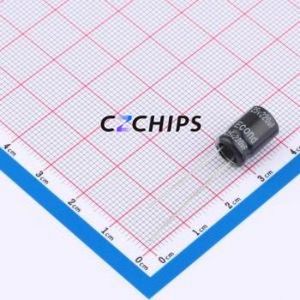 Condensador Electrolítico de Aluminio de 220uF 25V 8x12KM con Orificio Pasante, D8xL12mm 220uF 20% 25V 285mA-120Hz - Product Image 1