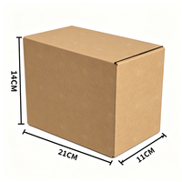 Meilleure boîte en carton recyclable écologique pour le transport et l'emballage, boîte en carton brun pour le stockage en entrepôt et l'expédition