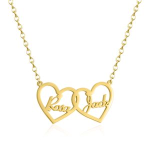 [Personalización Privada] Collar con Colgante <span class=keywords><strong>de</strong></span> Cadena <span class=keywords><strong>de</strong></span> Acero Inoxidable con <span class=keywords><strong>Nombre</strong></span> en Inglés, Diseño Deportivo <span class=keywords><strong>de</strong></span> Corazón a Corazón, Regalo para Parejas, Oro Real <span class=keywords><strong>de</strong></span> 18K - Product Image 5