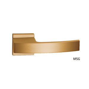 Akada cong cửa xử lý đòn bẩy thiết kế hiện đại Ergonomic Grip đương đại cửa phần cứng chải kết thúc Chất lượng cao cấp - Product Image 4