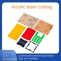 Fabricant en gros de feuilles acryliques transparentes colorées en Chine, boîtes de présentation sur mesure, panneaux en plastique organique noir/marron