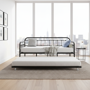New Design Hot Selling Trundle Daybeds Sofa <strong>Bed</strong> <strong>Single</strong> <strong>Bed</strong> with <strong>Pull</strong> <strong>Out</strong> Trundle <strong>Bed</strong> for Sale - Product Image 6