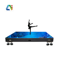 Panneaux de piste de danse interactifs d'imperméabilisation haut de gamme P3.91 affichage d'écran Led polychrome pour salle de LED immersive 3D