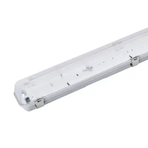 Luminária LED popular tri-prova de luz, luminária substituível com tubo T8 de 1,2m 18w IP65 LED tri-prova