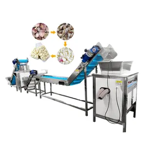 industrial commercial automatic chain type price of garlic peeling machine automatic garlic peeler