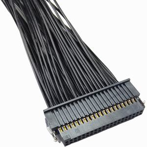 Konektor Kabel Crimp Seri ISDF Samtec 600V LSZH 4/100 Posisi 28AWG Rumah Hitam Pra-rakit untuk Mobil/Motor - Product Image 3