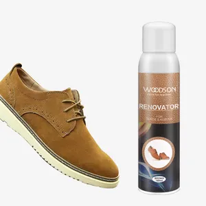Wholesale factory supply manufacturer 100ml 180ml suede shoe polish spray brightening agent for nourishing leather