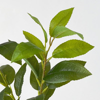 Nouvel Arrivage : Plantes Artificielles en Plastique, Fleurs et Feuilles d'Osmanthus Jaunes pour Décoration Maison, Fêtes, Thanksgiving et Noël