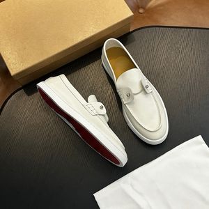 Mocasines Formales Casuales de Cuero Genuino de Alta Calidad para Hombre, con Punta Redonda, Sin Cordones, con Logotipo Repujado, Antideslizantes, para Oficina y Trabajo - Product Image 2