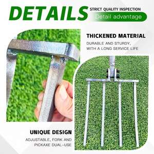 Có thể tháo rời ngã ba đa chức năng có thể điều chỉnh Đào Nông nghiệp vườn thép ngã ba pickaxe đầu - Product Image 3