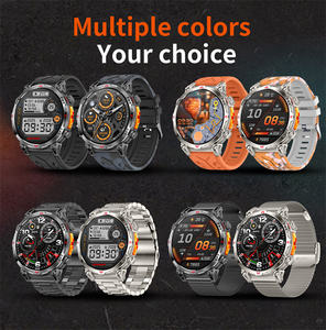 Reloj Inteligente Deportivo con Posicionamiento GPS KC93, Pantalla AMOLED de 1.56'', Resistente al Agua 3ATM, Reloj de Pulsera para Hombre, Batería de 650 mAh, Altímetro, Barómetro, Brújula - Product Image 2