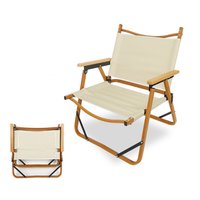 Chaise pliante en fer LU FAN pour le camping, la plage, la piscine et l'extérieur - Conception portable avec tissu en polyester