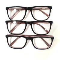 Déstockage entrepôt : Montures de lunettes rétro en plastique et acétate, modèles aléatoires, pour hommes