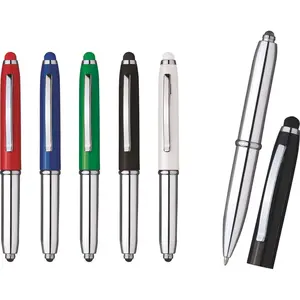 Stylo à bille tactile avec LED, gadgets personnalisés - Product Image 1