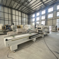 Scie à double tête CNC OUWO en promotion, scie à onglets double pour profilés et fenêtres en aluminium