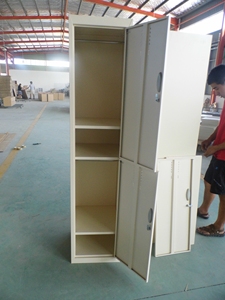 Casier modulaire en acier pas cher à 2 portes, casiers métalliques colorés pour l'école, la salle de sport, etc. - Product Image 3