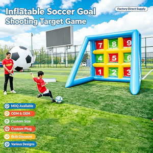 Portería de Fútbol Inflable de Nueve Cuadrículas para Diversión Familiar al Aire Libre, Equipamiento Deportivo, Juegos Competitivos, Venta al Por Mayor - Product Image 1