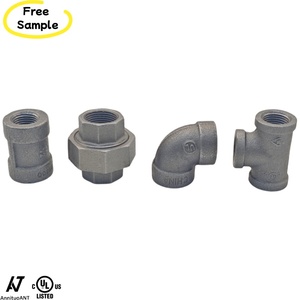 Chất lượng cao Class 300 3/4 inch đen dễ uốn sắt khớp nối nữ FPT FM dầu khí phụ kiện đường ống nhiệm vụ nặng nề cứng nhắc ống dẫn - Product Image 1