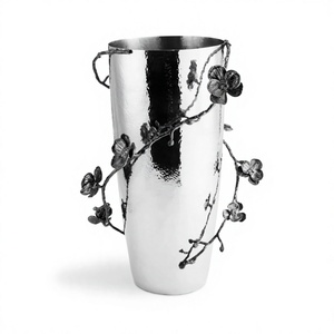 Vases à fleurs en métal argenté de vente chaude avec idéal poli brillant pour la maison salon chambre et décor de Table à manger - Product Image 1