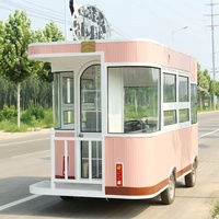 Nouvelle arrivée voiture électrique à quatre roues petit déjeuner mobile manger voiture-restaurant multifonctionnelle rapide et pratique pour les ventes