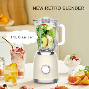Retro Glass Máy xay sinh tố và Ấm đun nước Bộ thiết bị nhà thép không gỉ Ấm đun nước điện và Toaster Set - Product Image 4
