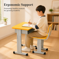 Tables et chaises de classe pour la formation en salle, bureaux d'étude spéciaux pour les élèves du primaire et du secondaire