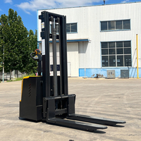 Chariot élévateur électrique KAWADA JA modèle 2T, empileur de palettes à batterie lithium, empileur de palettes complet, pneus polyuréthane AWD pour matériaux - Vente chaude