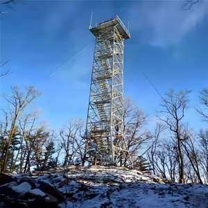 Tour de guet en acier à treillis d'angle galvanisé à chaud tour de formation de caserne de pompiers pour la tour d'observation optimale de télécommunication - Product Image 2