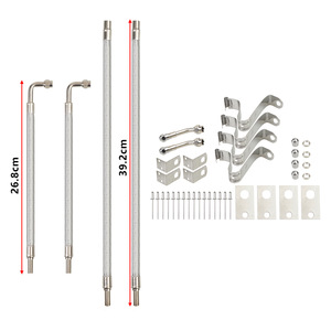 Kit Extensor de Válvula Doble Xuzhong de Acero Inoxidable Trenzado Universal para Reparación y Reemplazo de Neumáticos - Product Image 2