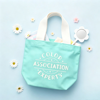 Tas Kanvas Mini Grosir Logo Kustom Wanita Tas Jinjing Kanvas Grosir Ramah Lingkungan Tas Belanja Dapat Digunakan Kembali