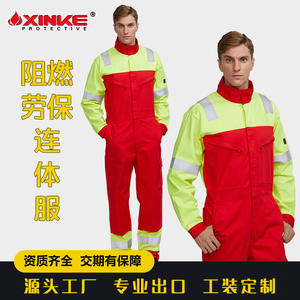 Overoles de Trabajo Ignífugos Hechos a Medida, 100% Algodón, Tallas L, XL, 2XL, para la Industria Petrolera, Química y Metalúrgica, Ropa de Seguridad - Product Image 3