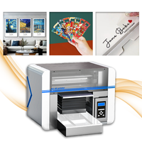 Impresora de Inyección de Tinta UV A3 Multifuncional Lingya, Plataforma de Adsorción de Aleación con Posicionamiento Visual, Paquete de Seis Colores, PVC